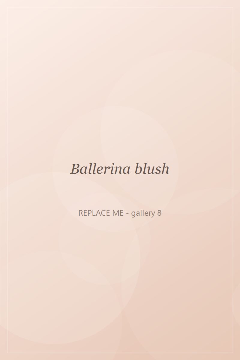 Long ballerina nails in a soft blush pink gel