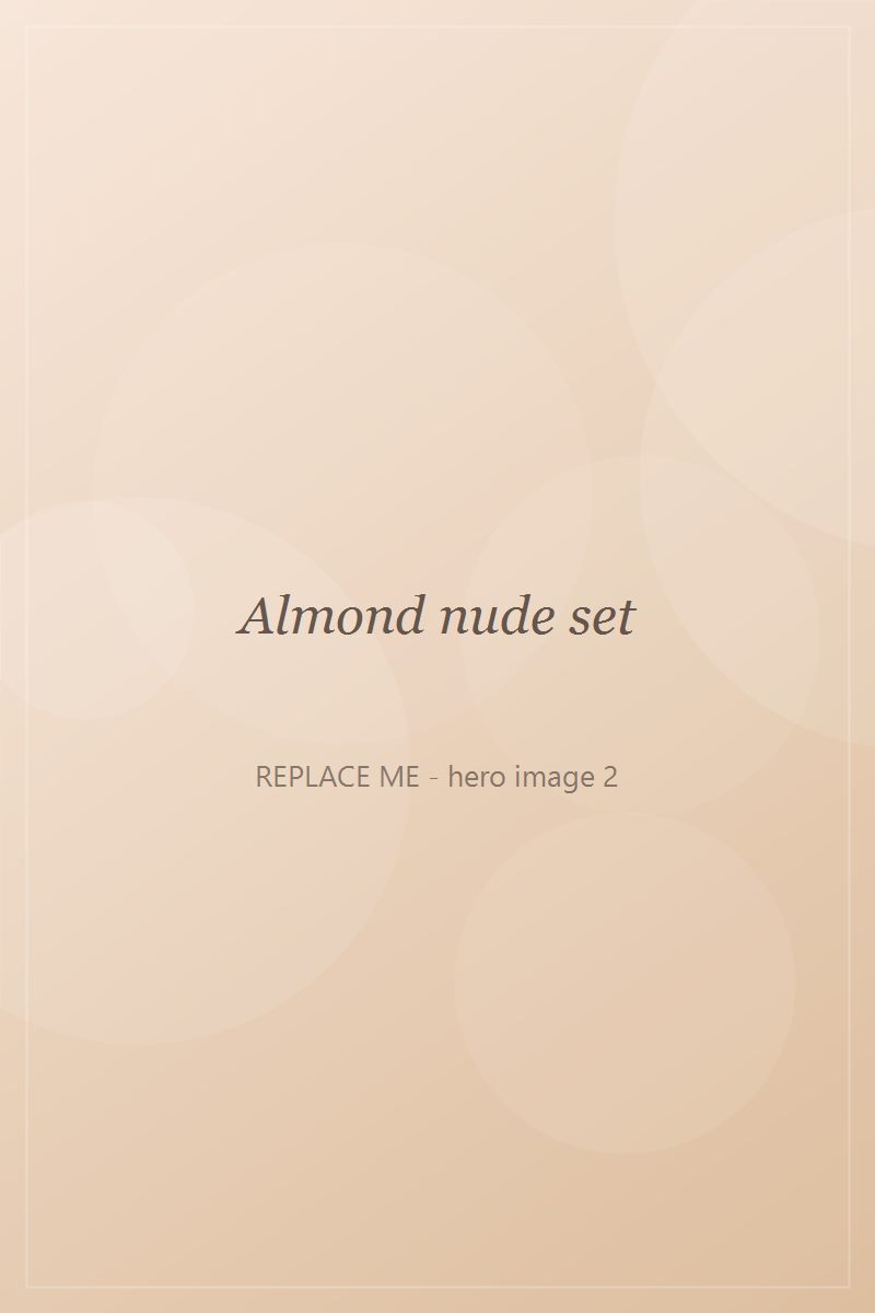 Natural nude almond nails with a glossy finish